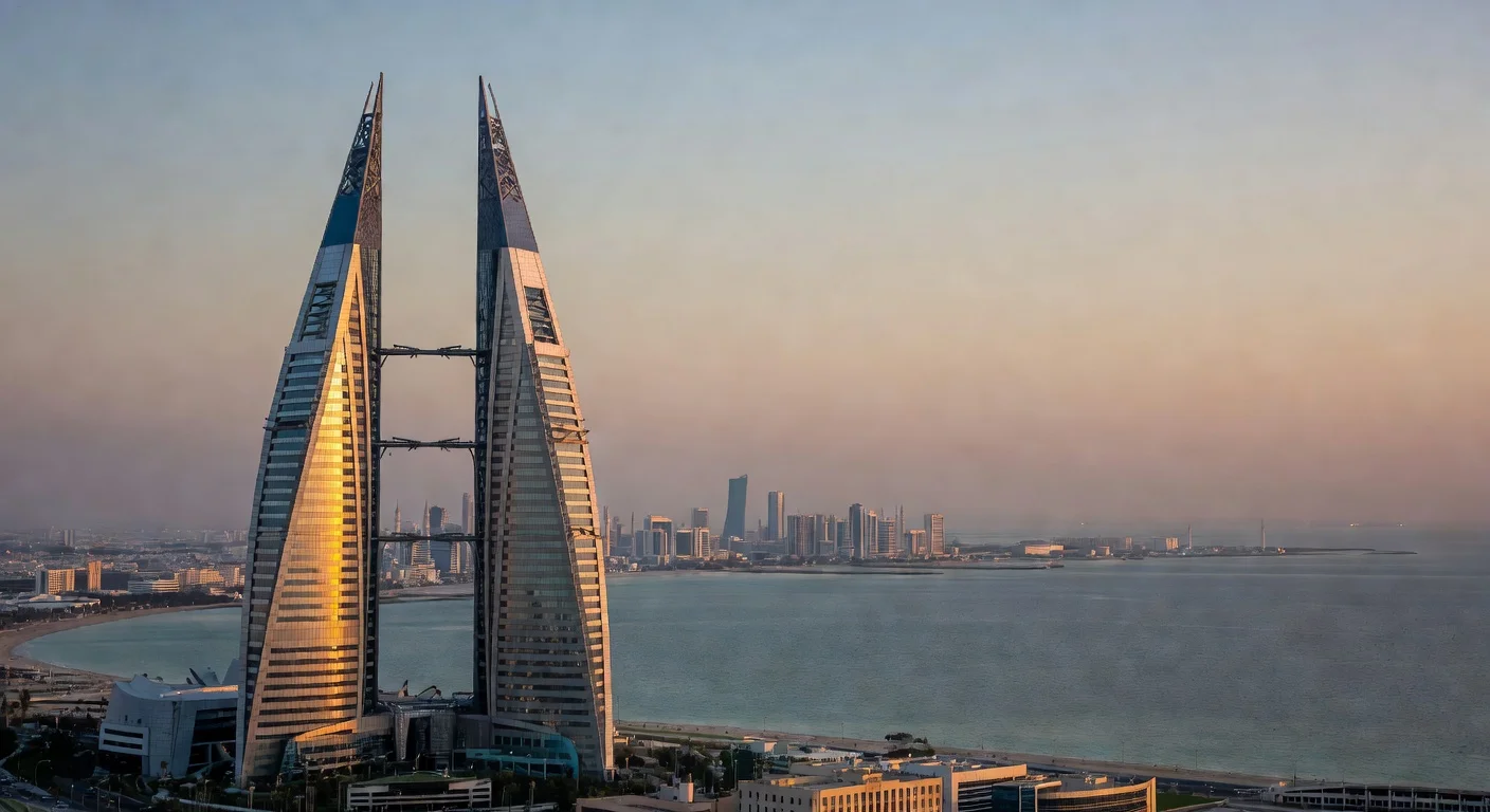 Bahrain landmark — hero image for Big Mac Index country report