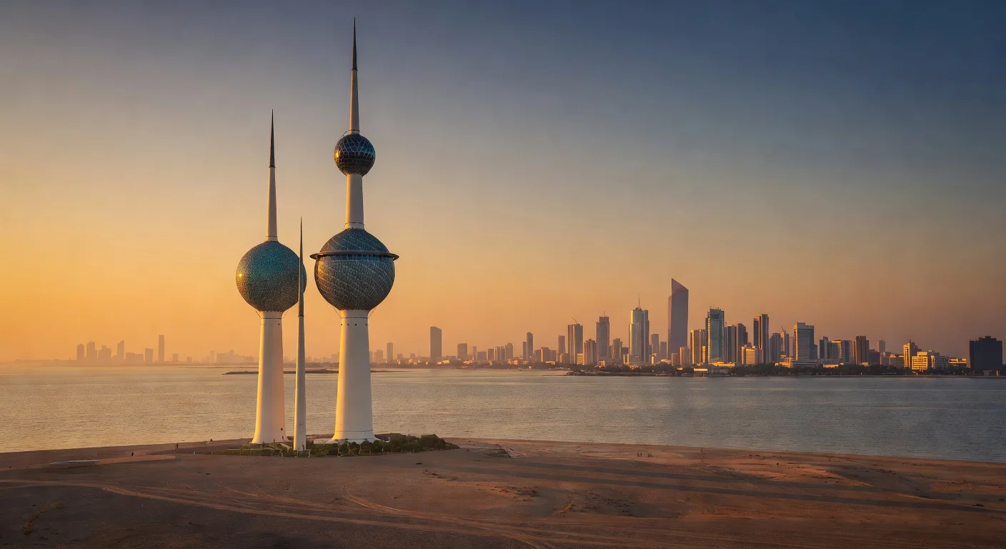Kuwait landmark — hero image for Big Mac Index country report
