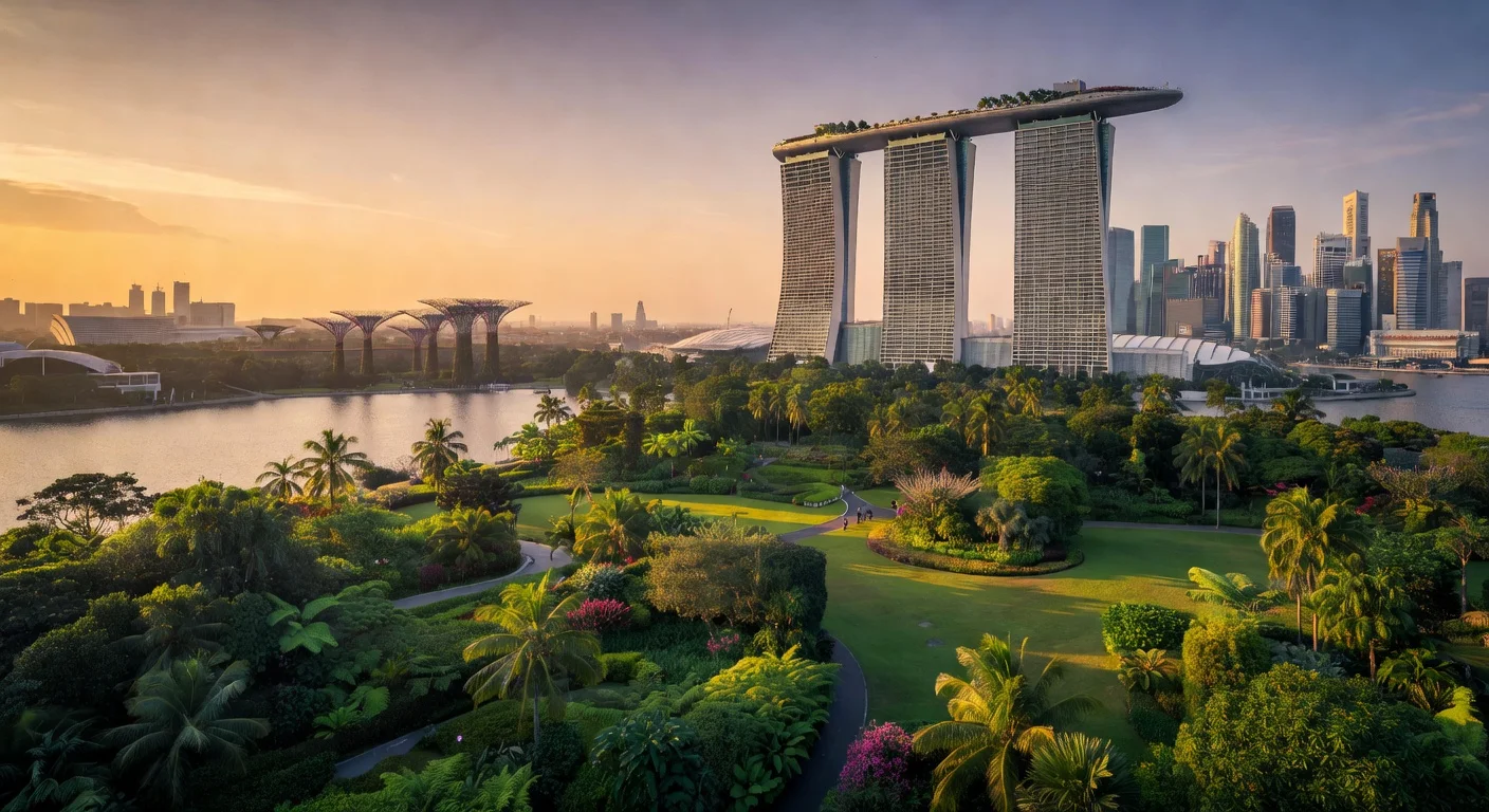 Singapore landmark — hero image for Big Mac Index country report